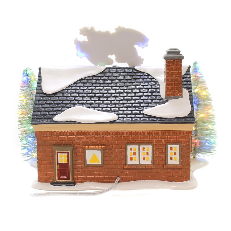 Department 56 House 7.5" Brite Lites Holiday House Seasons Greetings House  -  Decorative Figurines