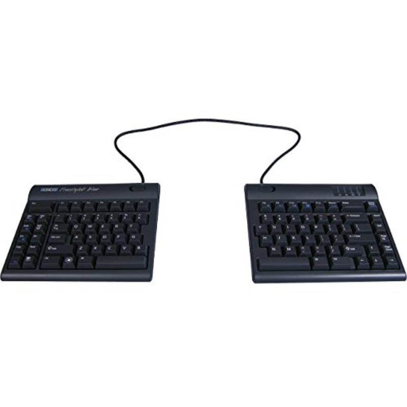 Kinesis Freestyle2 Blue Multichannel Bluetooth Keyboard for Mac with 20" seperation