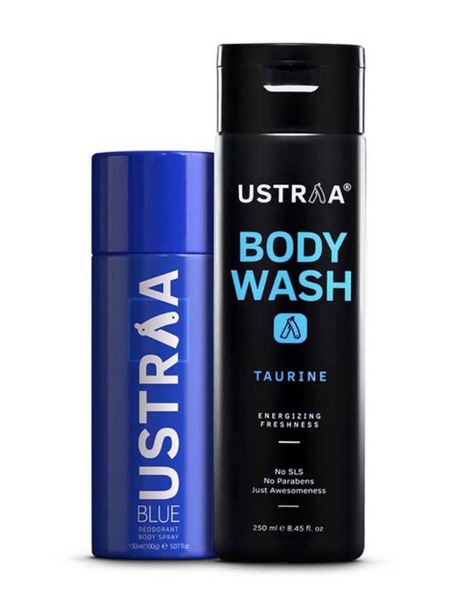 Ustraa Blue Deodorant & Body Wash Taurine
