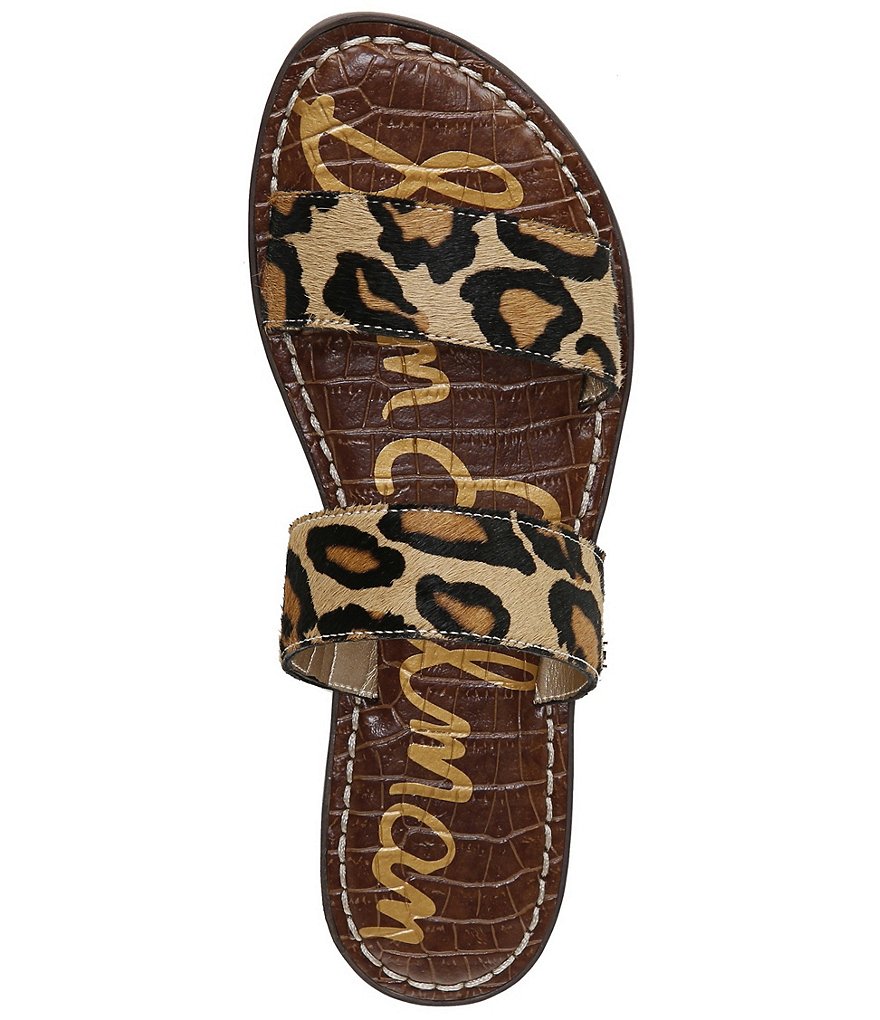 Sam Edelman Gala Leopard Print Haircalf Sandals