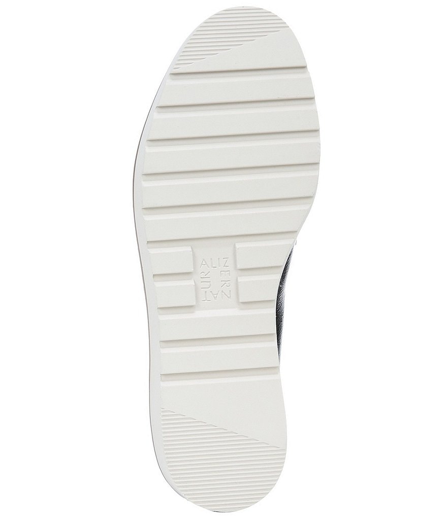 DKNY Eli Leather Logo Hardware Strap Loafers