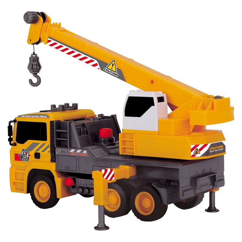 Dickie Toys - 12 Inch Air Pump Action Mobile Crane Truck
