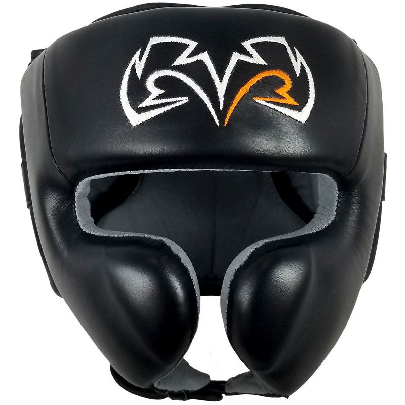Rival Boxing RHG30 Mexican Style Cheek Protector Headgear - Large - Black/Black