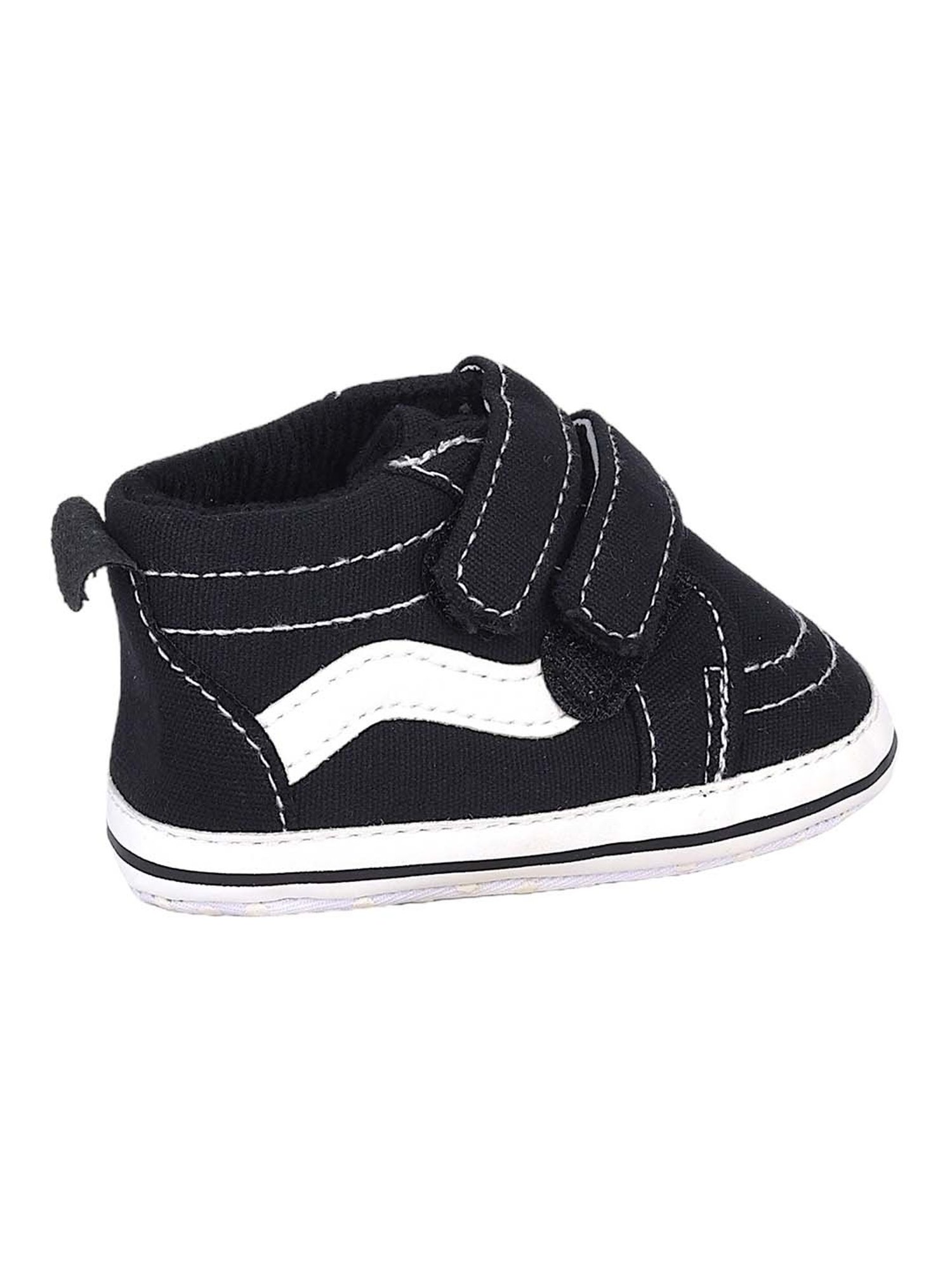 Baby Moo Kids Brown & White Velcro Shoes