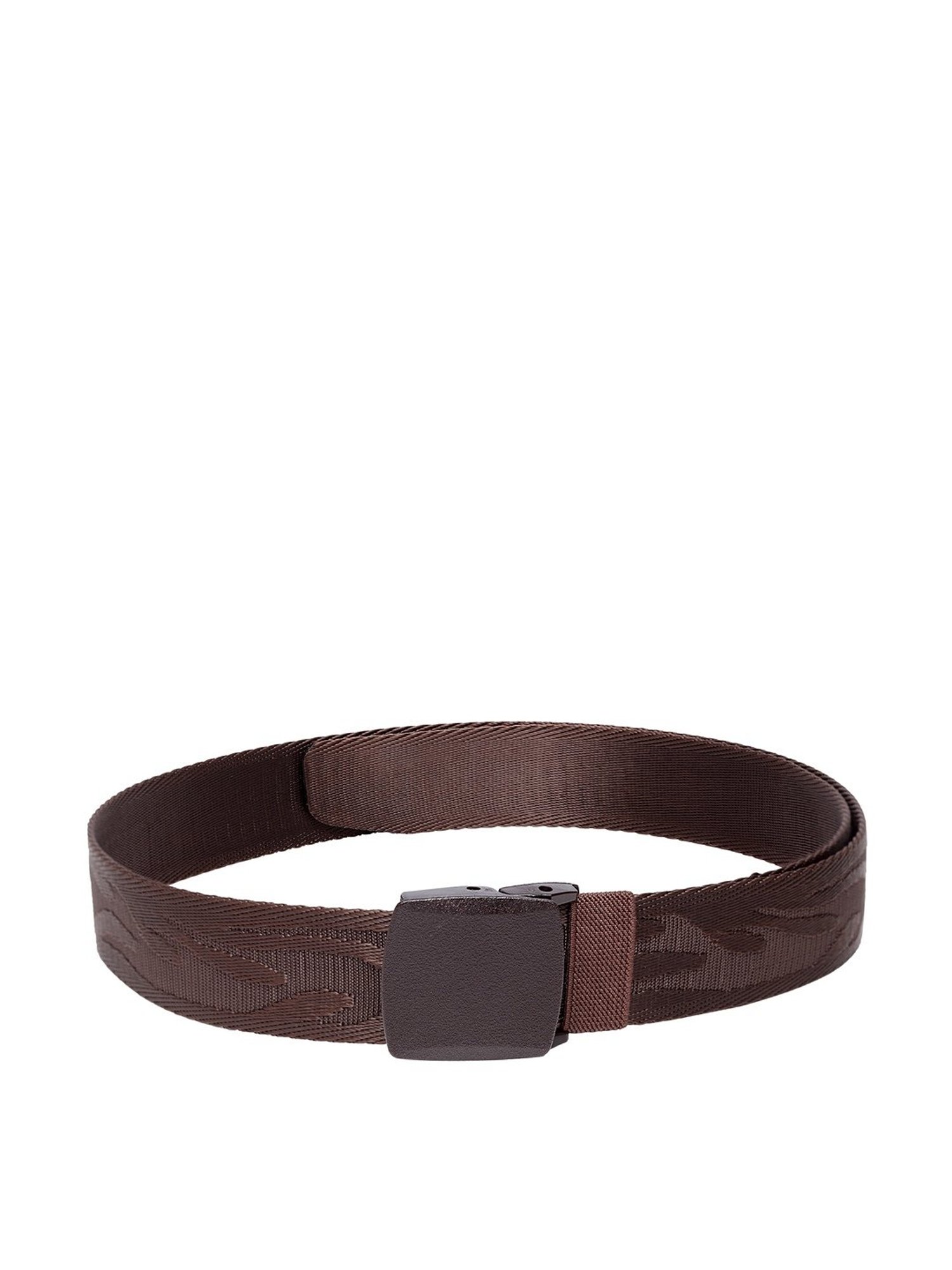 Apsis Brown Synthetic Waist Belt for Unisex