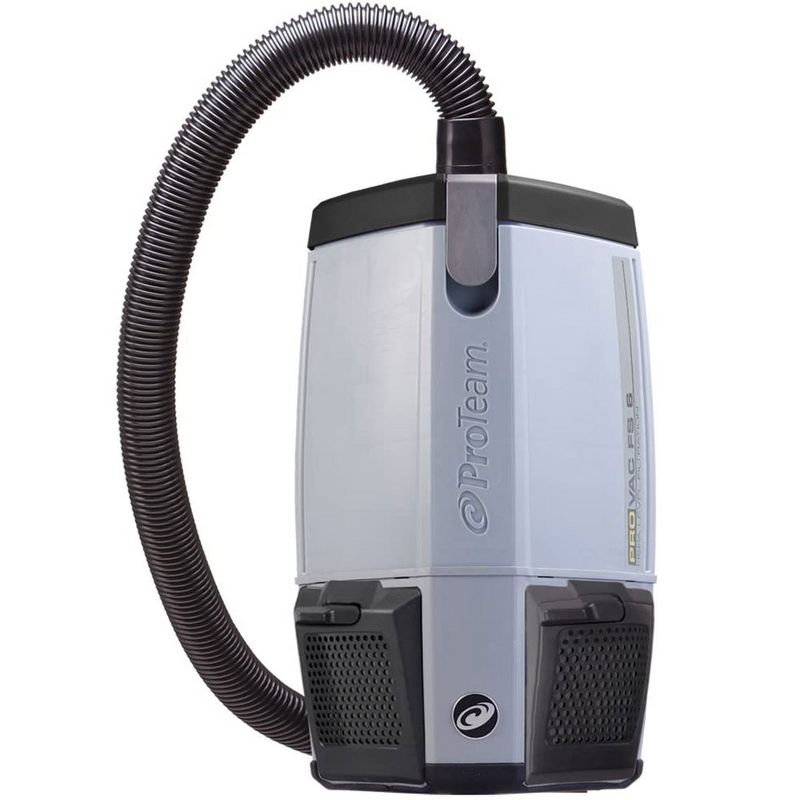 ProTeam 107363 ProVac FS 6 6 Quart Backpack Vacuum with 2 Piece Restaurant Wand Tool Kit, Various Attachments, and 50 Foot Extension Cord