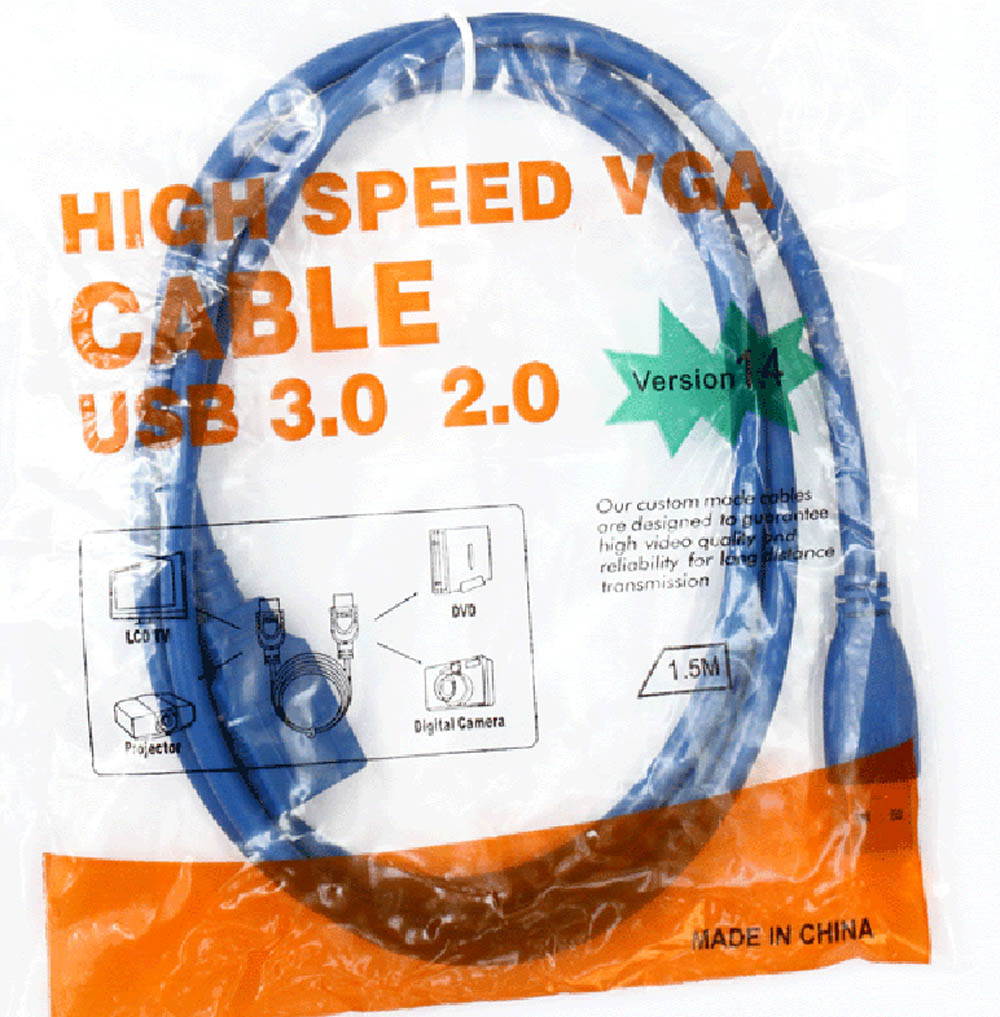 easyday 1.8m USB 3.0 Extension Cable A-Male to A-Female