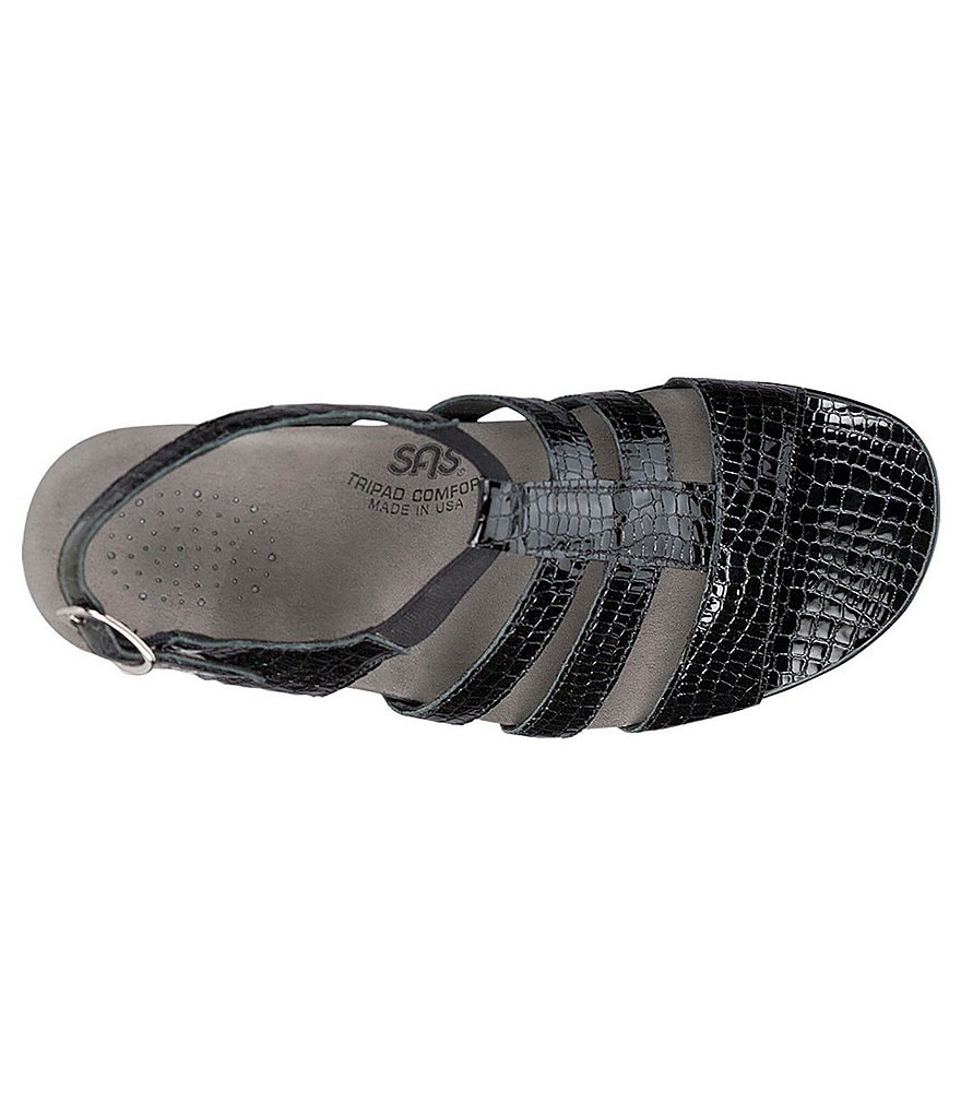 SAS Allegro Comfort Croc Embossed Sandals