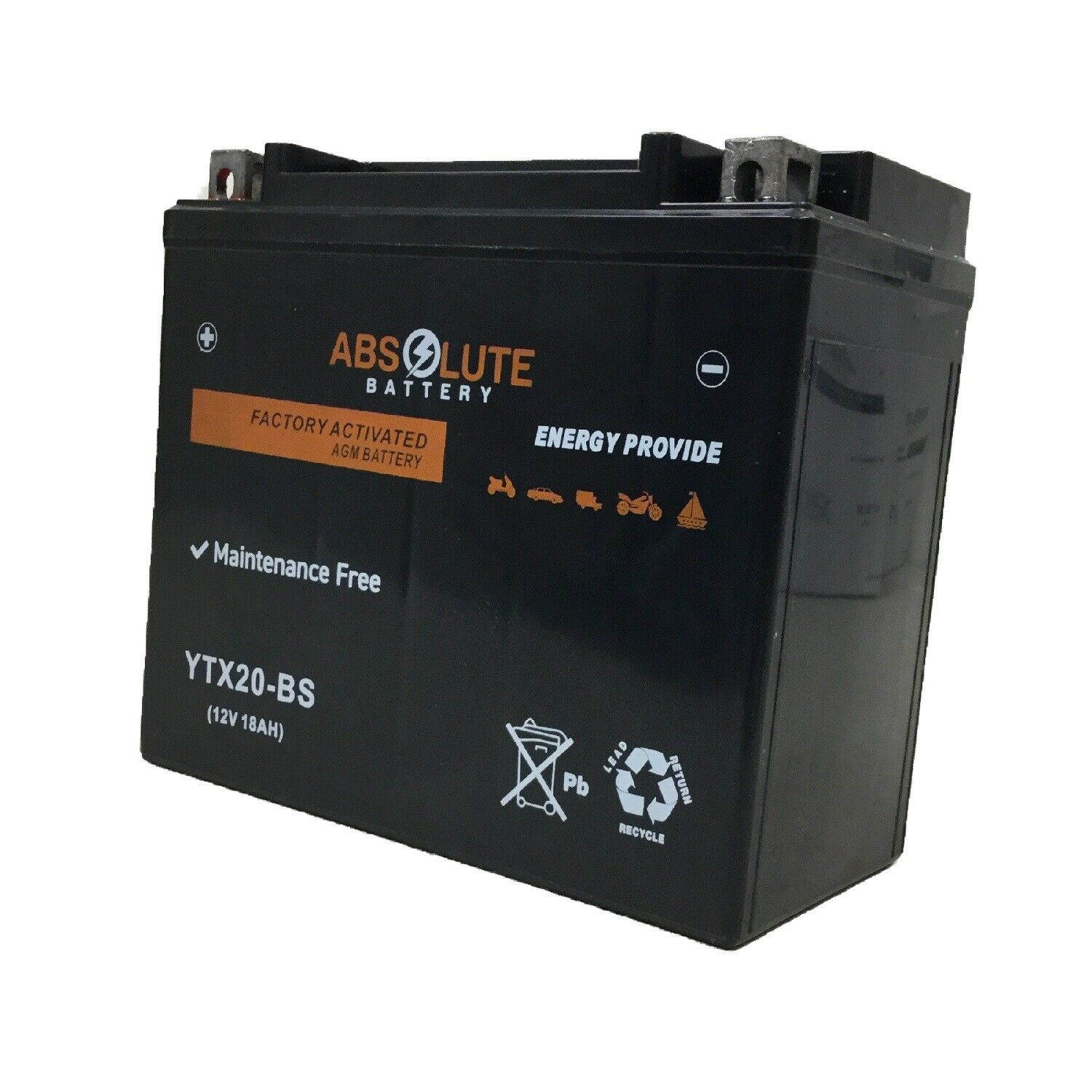 YTX20-BS Replacement Battery For S.O.S. Marine MFG  All Models All Years Jet Ski