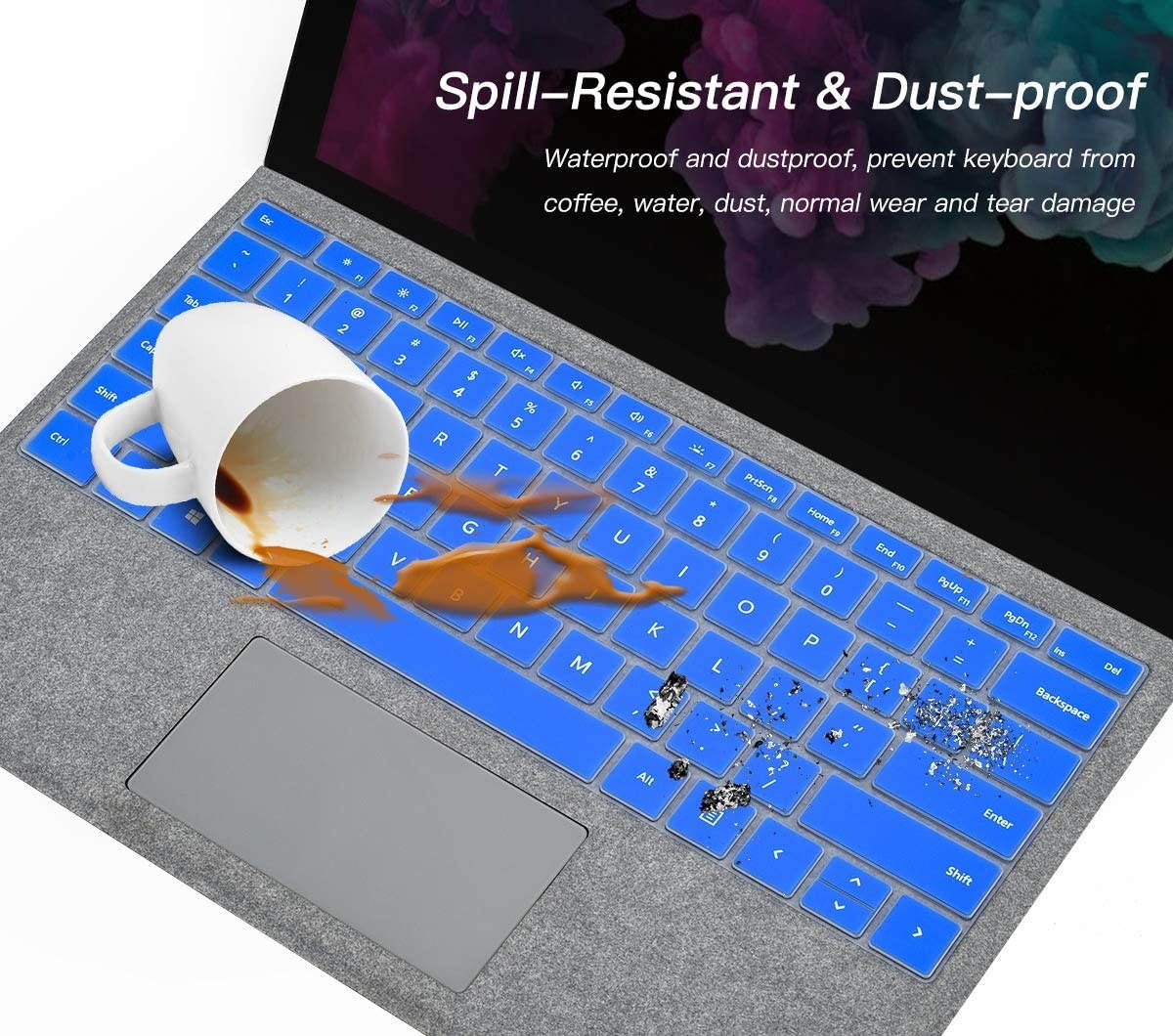 Durgod Taurus K320 TKL Mechanical Gaming Keyboard - 87 Keys - Double Shot PBT - NKRO - USB Type C (Cherry Blue, White)