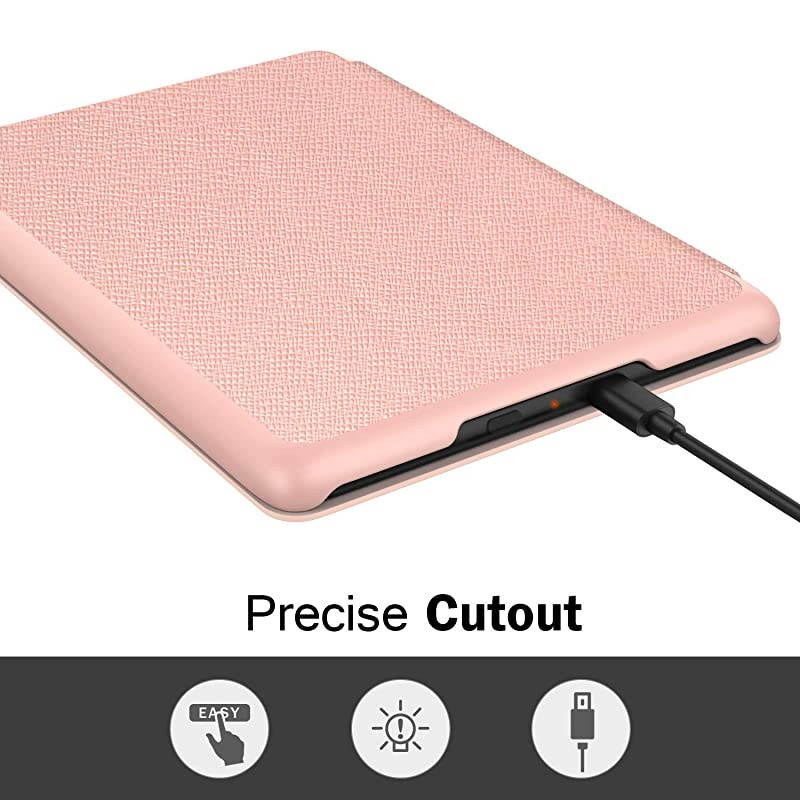 Case Fits Kindle Paperwhite 10th Generation 2018 Releases Thinnest Lightest Smart Shell Cover with Auto WakeSleep for  Kindle Paperwhite 2018 EReader Rose Gold
