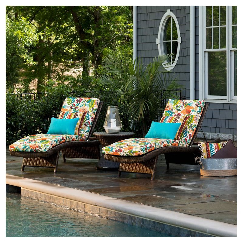 Pillow Perfect Outdoor One Piece Seat And Back Cushion - Off White