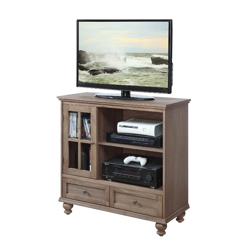 Tahoe Highboy TV Stand Driftwood - Breighton Home