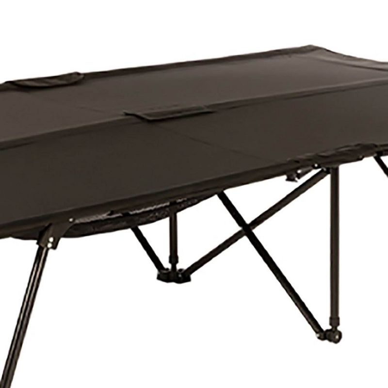 Kamp-Rite Double Kwik-Cot Compact Indoor & Outdoor Camping Sleeping Cot for 2 People, Great for Spare Guest Bed or Campsite, Easy Setup & Takedown