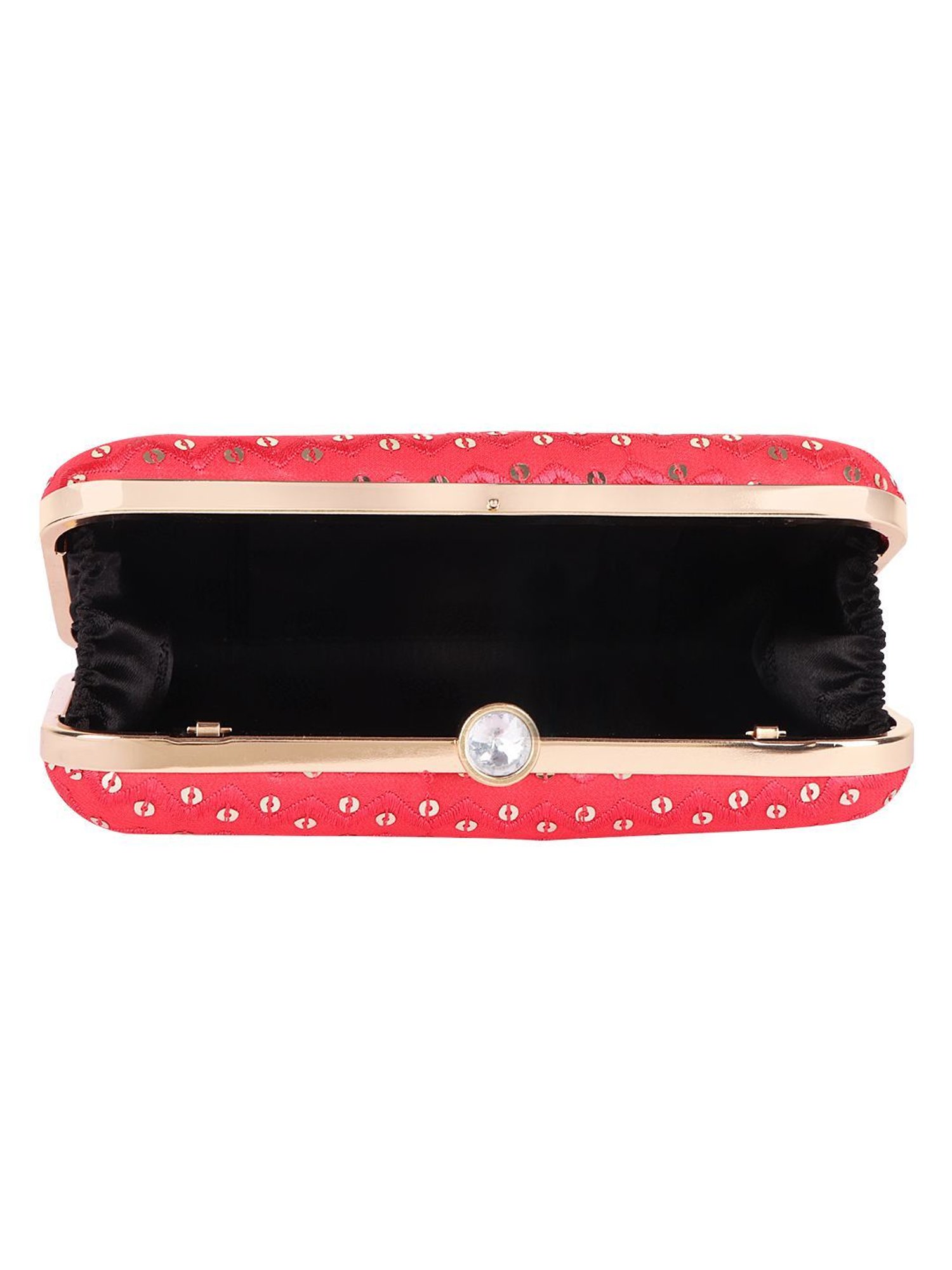 Horra Pink Embellished Clutch