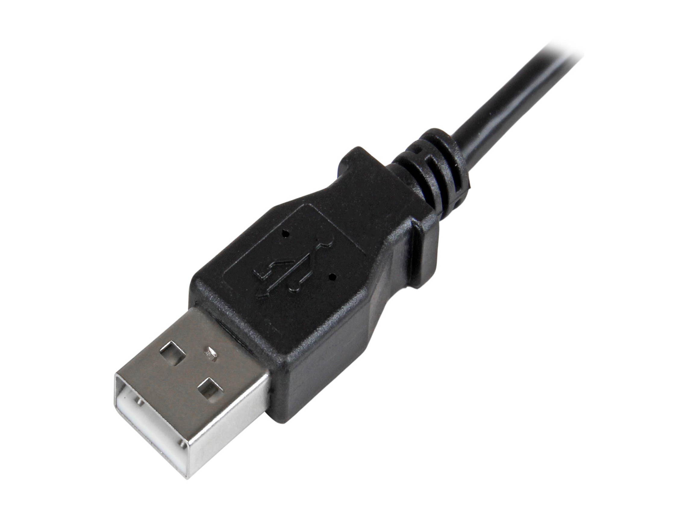 StarTech.com USBAUB2MLA Micro-USB Charge-and-Sync Cable M/M - Left-Angle Micro-USB - 24 AWG