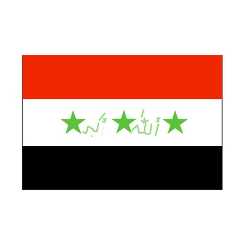 120 * 180 cm flag Various countries in the world Polyester banner flag     Iraq