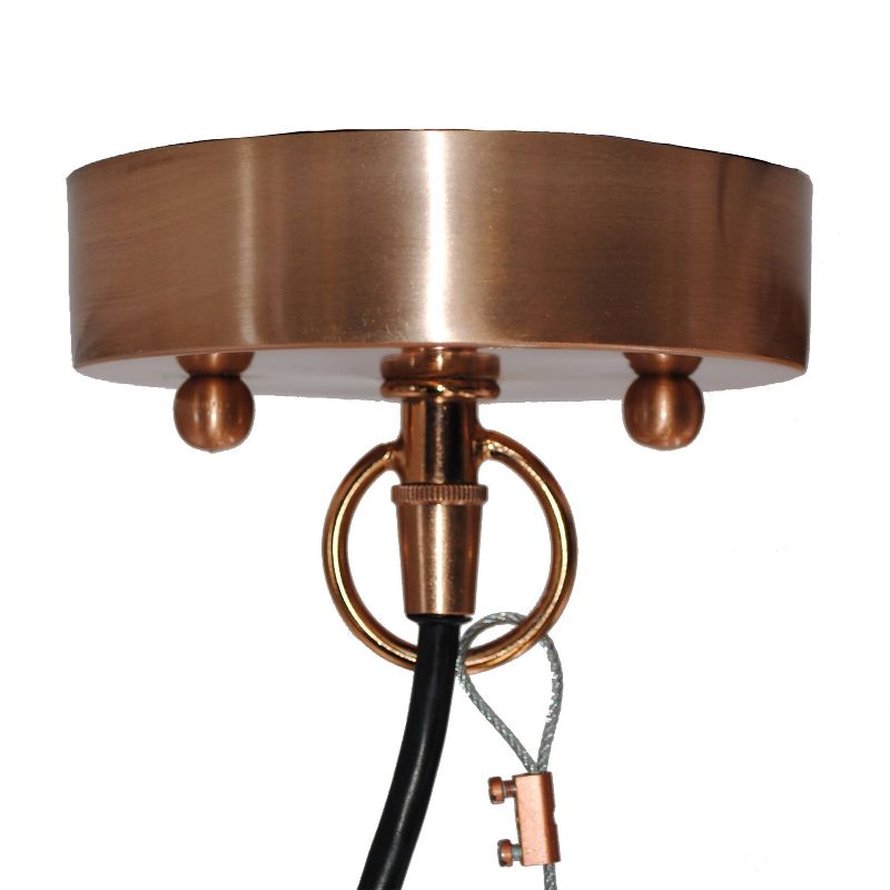 18" Valencia Teardrop Glass Pendant - River of Goods