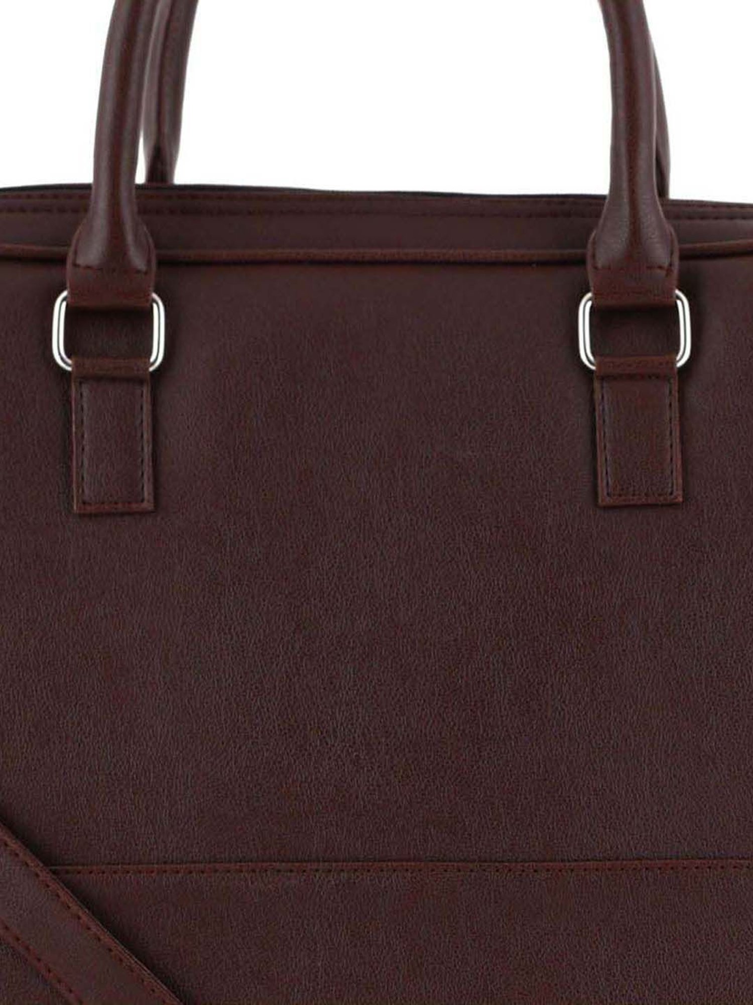 Toteteca Brown Solid Large Messenger Bag