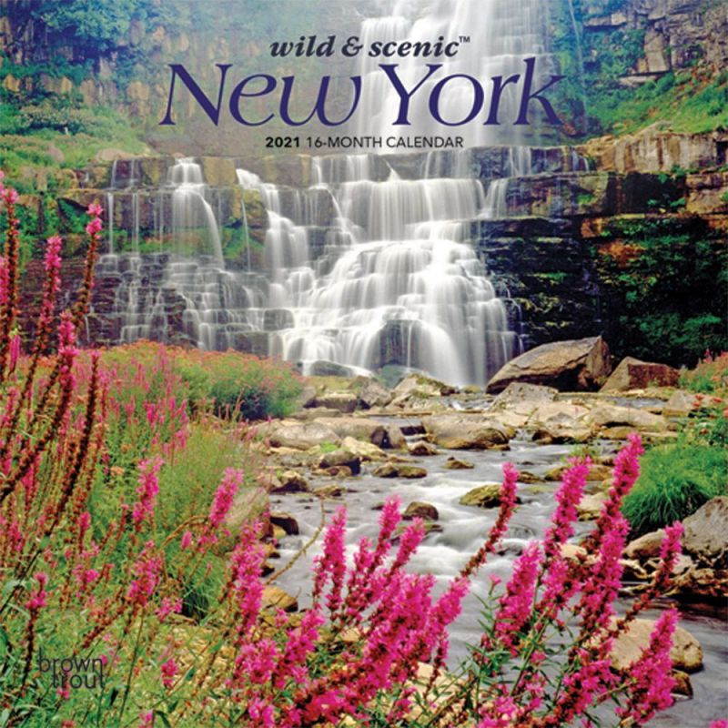 BrownTrout, 2021 New York Mini Wall Calendar