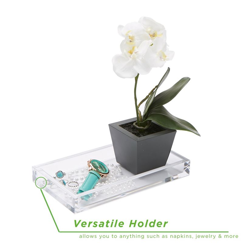 Juvale Rustic Wooden Napkin Holder for Tables (7.5 x 7.5 In)