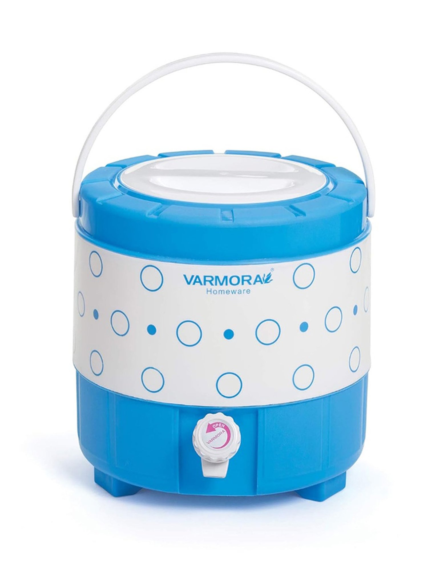 Varmora Breza Blue Plastic Insulated Water Jug - 8 L