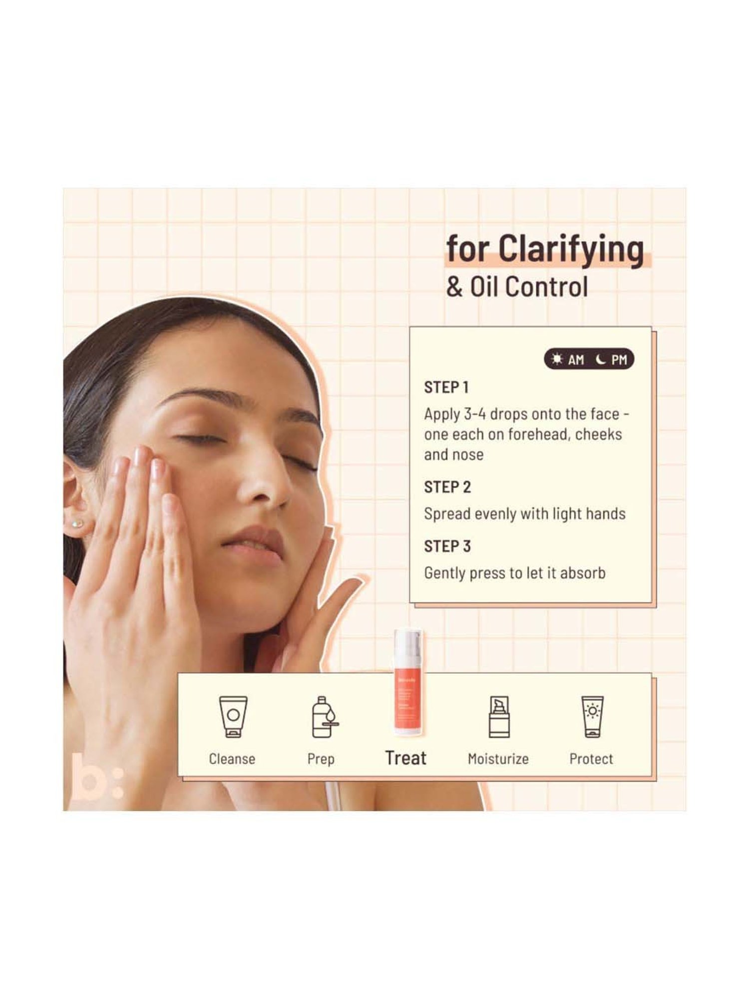 Biocule AHA, BHA Oil Clear Clarifying Face Serum - 15 ml