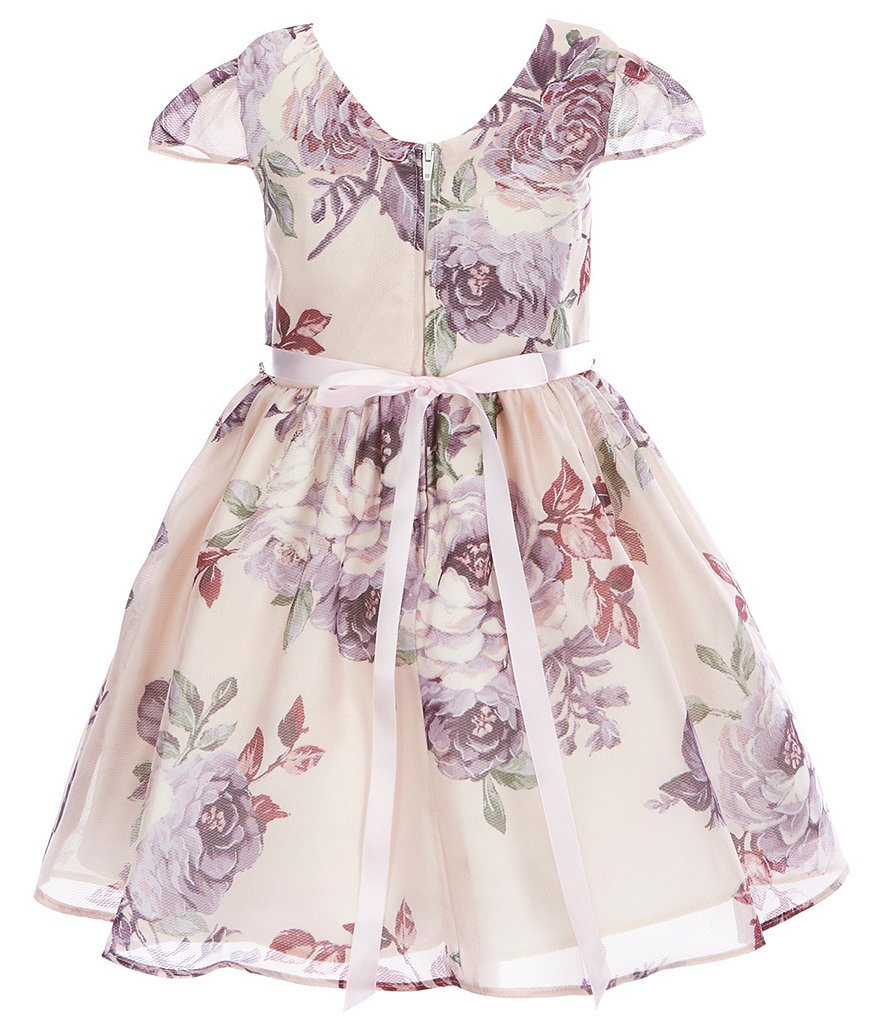 Zunie Little Girls 2T-6X Unicorn Sequin/Rainbow Tutu Dress