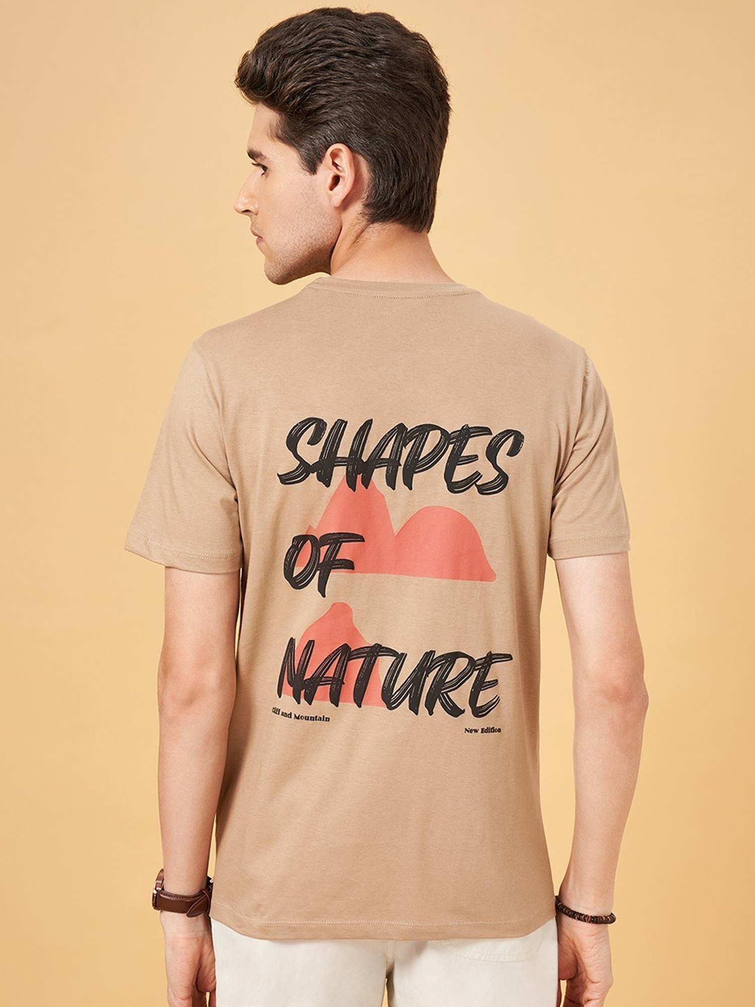 Urban Ranger by Pantaloons Cocoon Cotton Regular Fit Printed T-Shirt