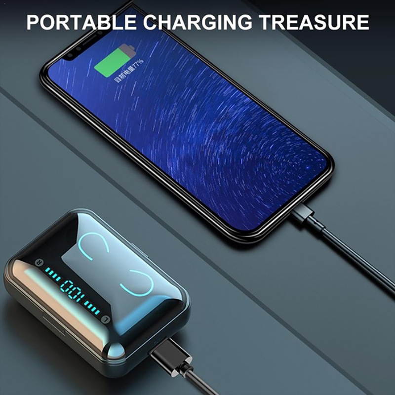 Earphones Bluetooth Wireless Headphones Sport In Ear TWS Gaming Headset Noise Cancel True Wireless Earbuds with Mic for Iphone Samsung Sony