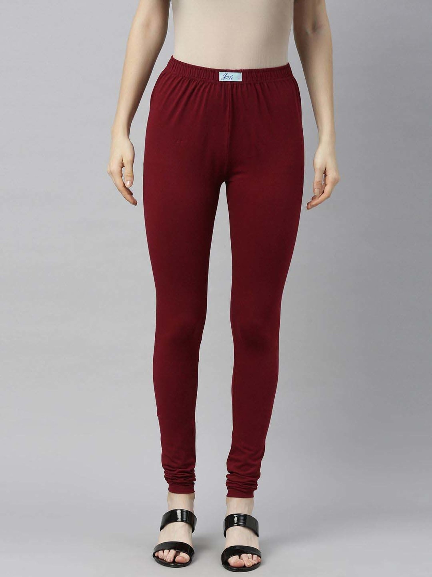 JCSS Maroon Cotton Leggings