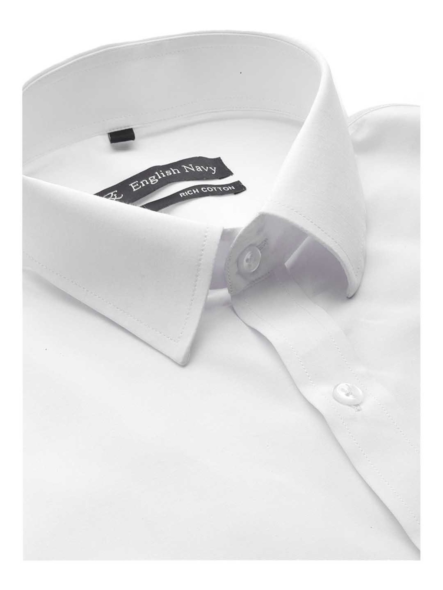 English Navy White Short Sleeves Shirt