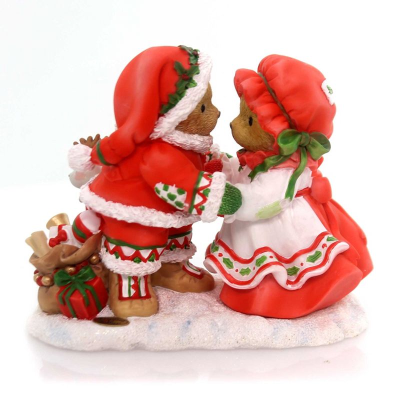 Cherished Teddies Holiday Hugs Mistletoe Kisses 22Nd Santa  Series  Mr & Mrs  -  Decorative Figurines