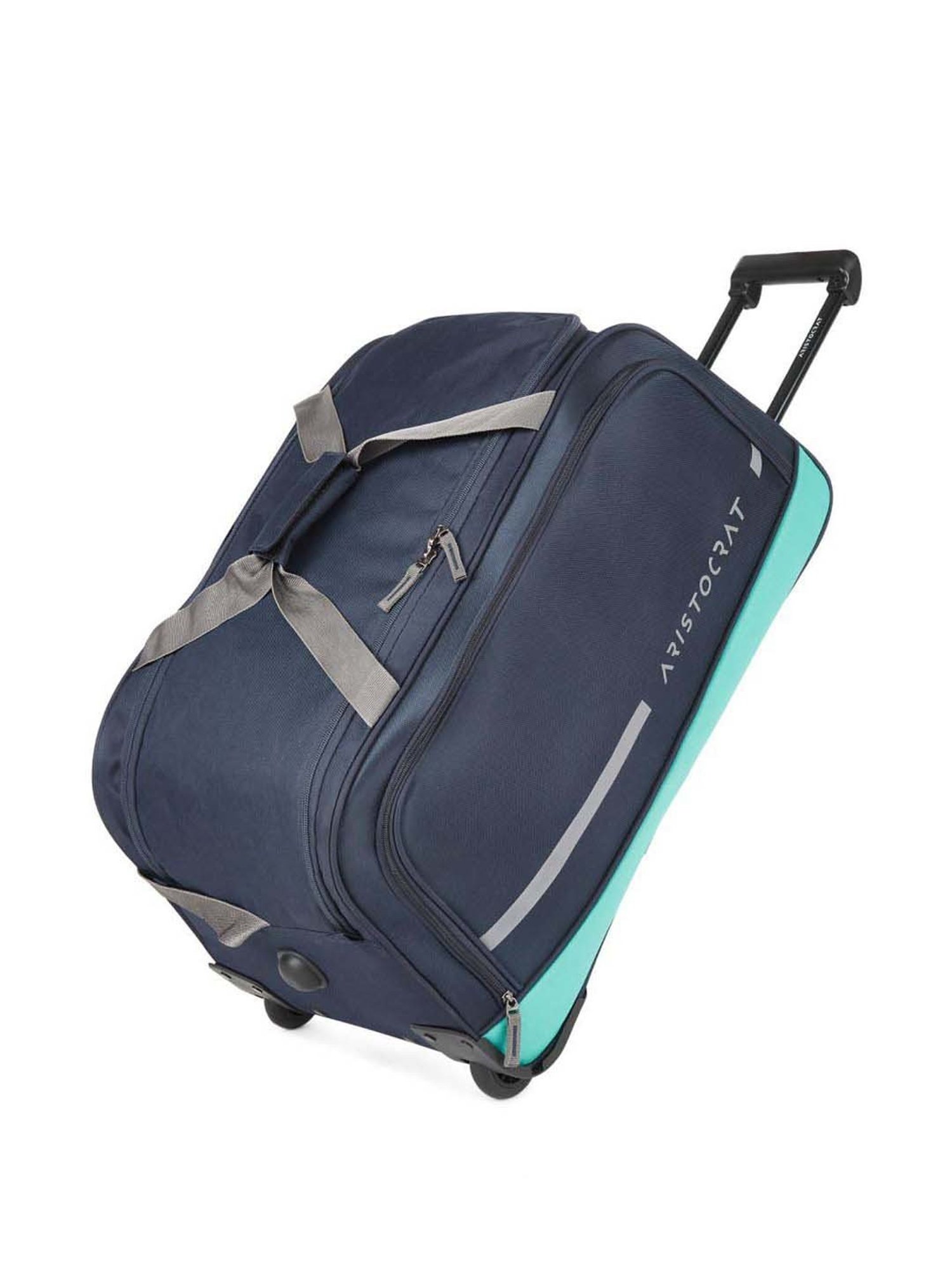 Aristocrat Cleo Blue Small Duffle Trolley Bag