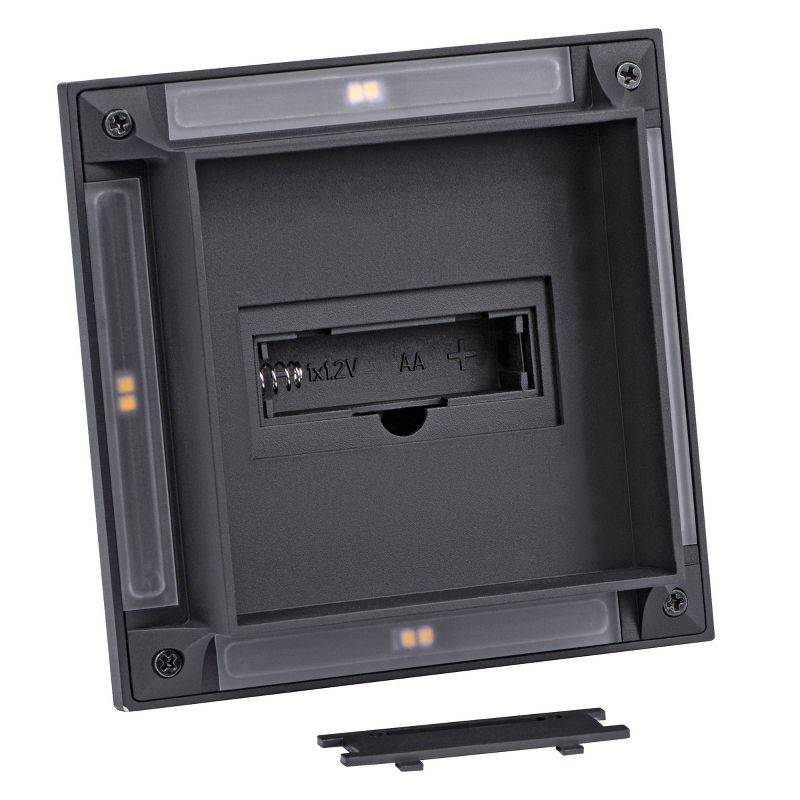 Solar Cast Aluminum Post Light Cap Black - Sterno Home