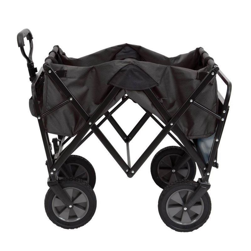 Mac Sports Beach Day Foldable Chaise Lounge Chair & Integrated Pull Cart Combo