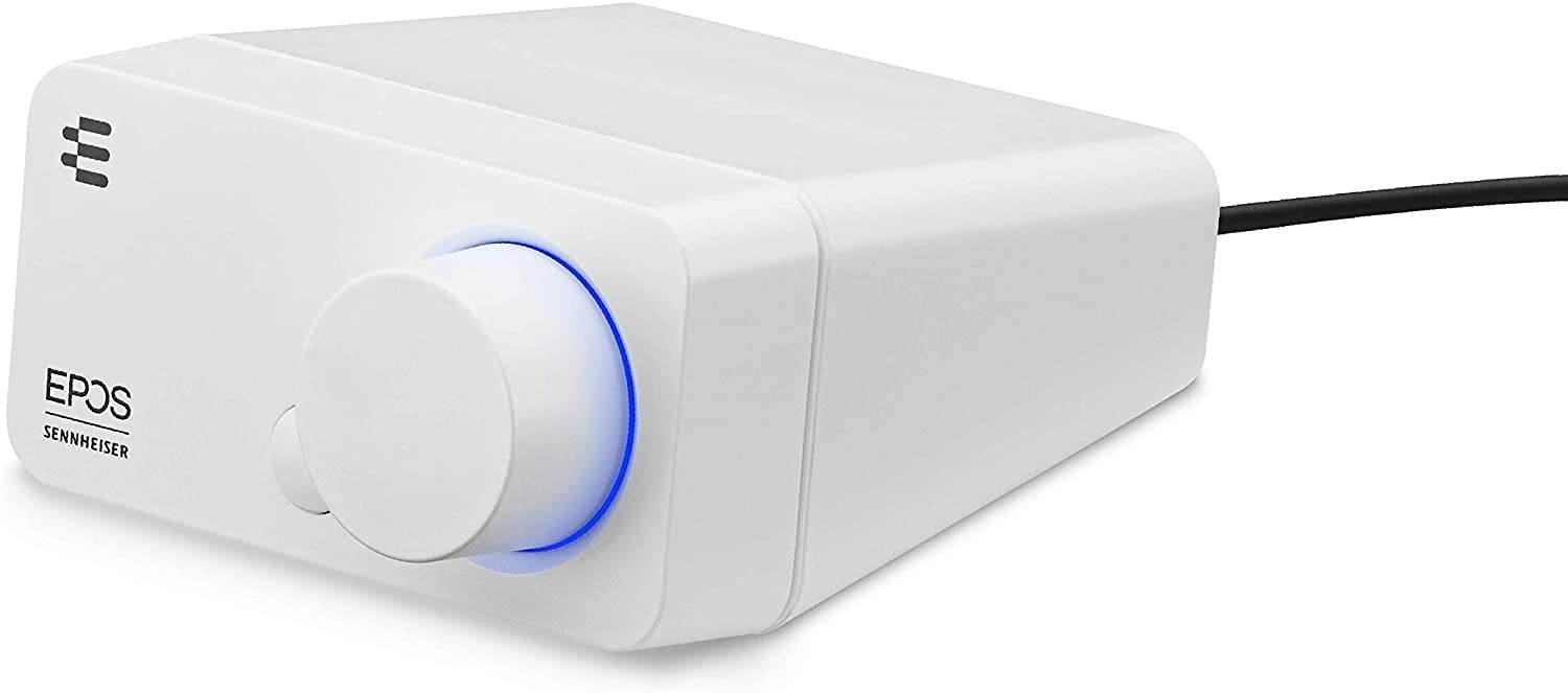 EPOS I Sennheiser GSX 300 Snow Edition, Gaming Dac/External Sound Card with 7:1 Surround, High Resolution Audio EQ presets for Gaming, Movies and Music - Gaming Amplifier for PC and MAC Compatible