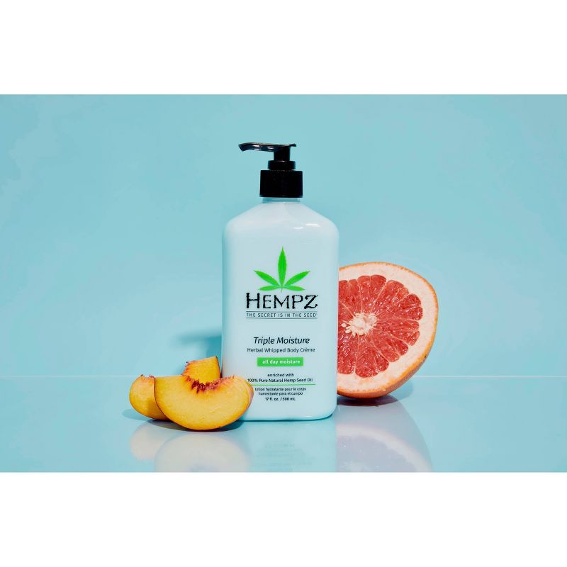 Hempz Triple Moisture Herbal Whipped Body Crème - 17oz