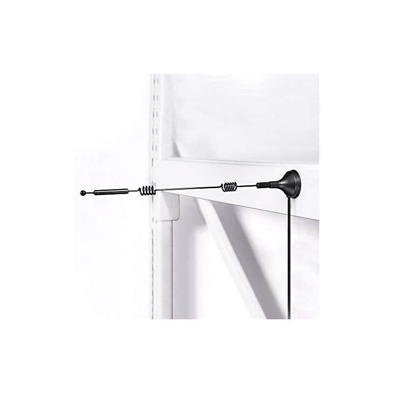 Dual Band WiFi 24GHz 5GHz 58GHz 9dBi Magnetic Base SMA Male Antenna 2Pack for Wireless Vedio Security Camera Surveillance Recorder Truck Trailer Rear View Backup Camera Reversing Monitor