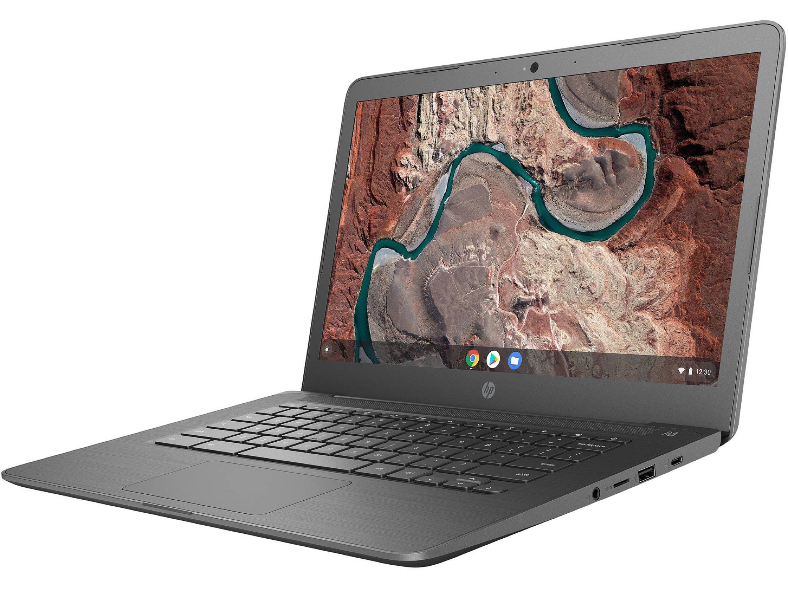 HP Chromebook 6CD26UA Laptop Computer, 1.60 GHz Intel Celeron, 4GB DDR4 RAM, 32GB SSD Hard Drive, Chrome, 14" Screen