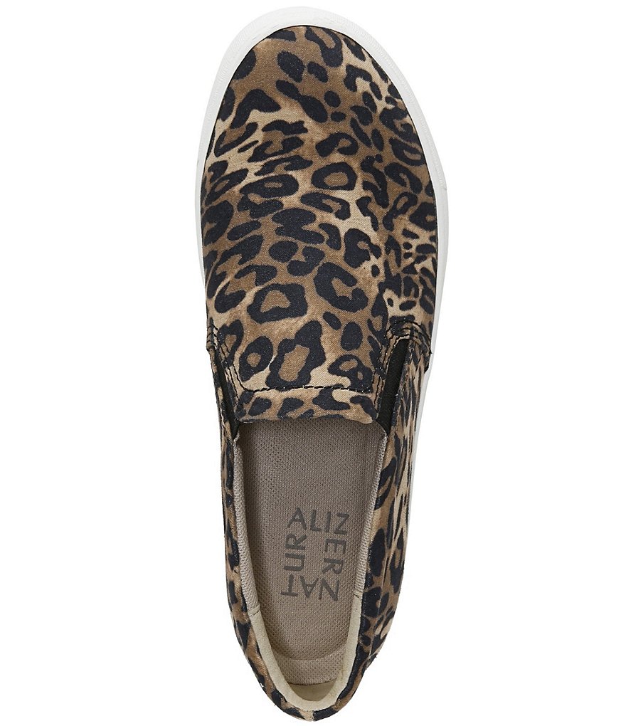 Naturalizer Marianne Cheetah Print Leather Slip-On Sneakers