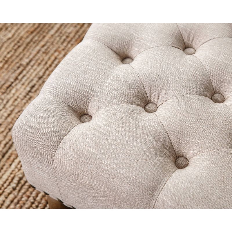 Juneau Demilune Accent Bench Brown - Treasure Trove Accents