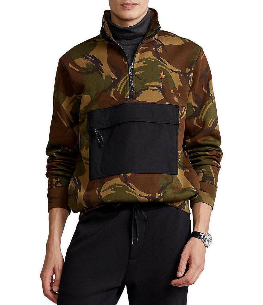Polo Ralph Lauren Camo Water-Repellent Double-Knit Hoodie