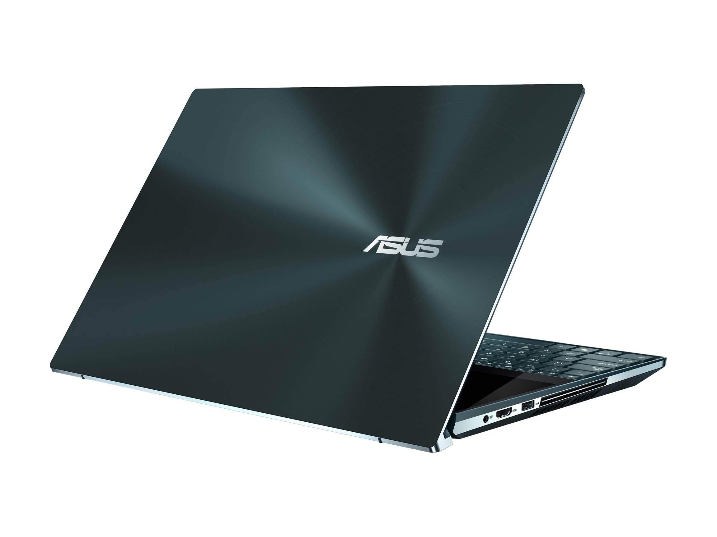 ASUS ZenBook Pro Duo UX581 15.6" 4K UHD NanoEdge Bezel Touch, Intel Core i7-9750H, 16 GB RAM, 1 TB PCIe SSD, GeForce RTX 2060, Innovative ScreenPad Plus, Windows 10 Pro - UX581GV-XB74T, Celestial Blue