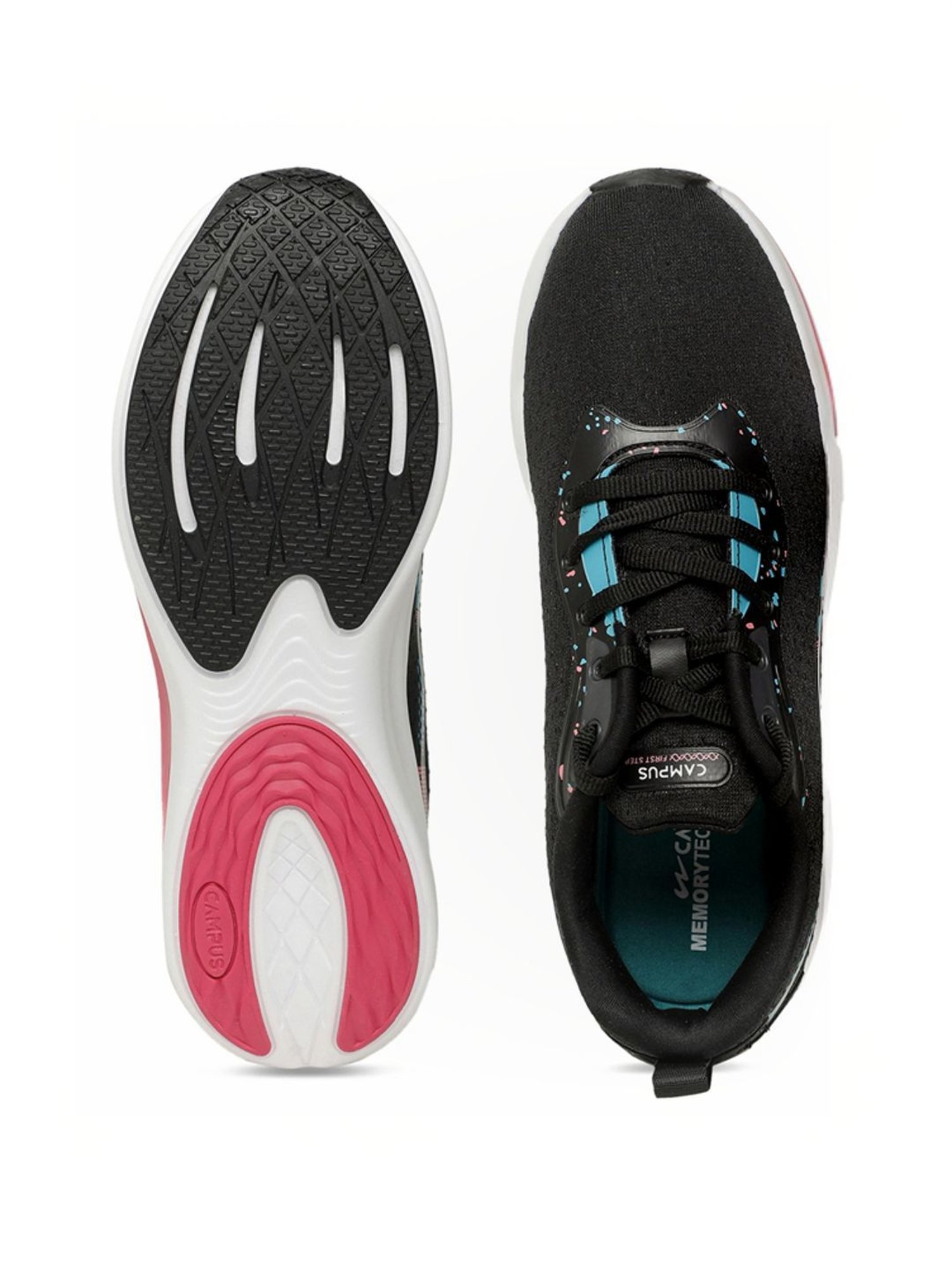 Campus Women's SOPHIA Black Running Shoes