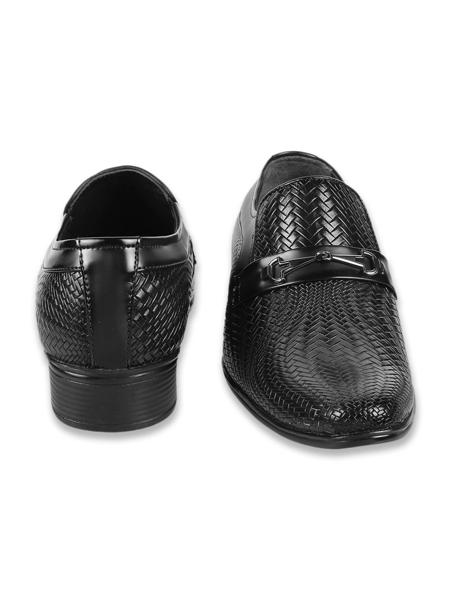 Metro Men's Black Formal Loafers