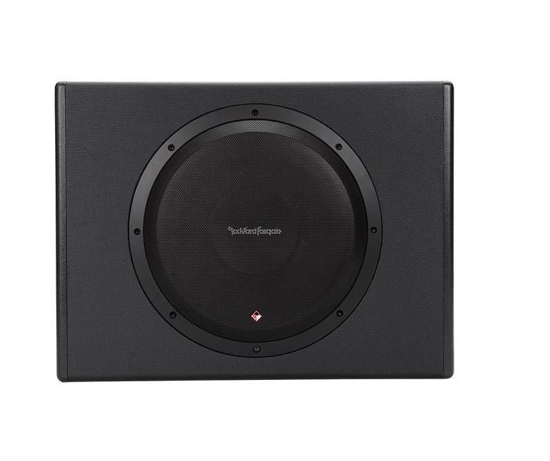 QPower GMC Chevy Crew Cab 2007-2013 Dual 12" Sub Box Enclosure w/ Bedliner Spray