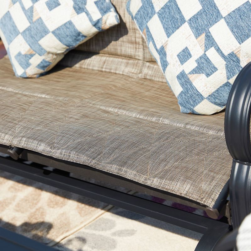 4pc Love seat Glider Patio Seating Set - Patio Festival