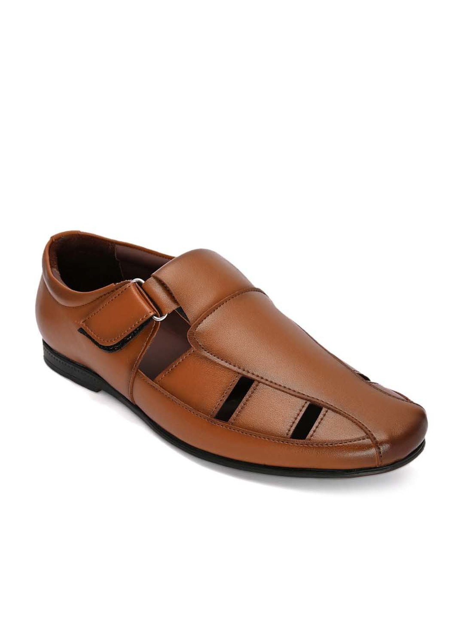 Hydes N Hues Men's Tan Fisherman Sandals
