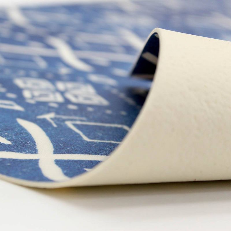 Tempaper 3' x 7'6" Mudcloth Indoor/Outdoor Vinyl Floor Rug